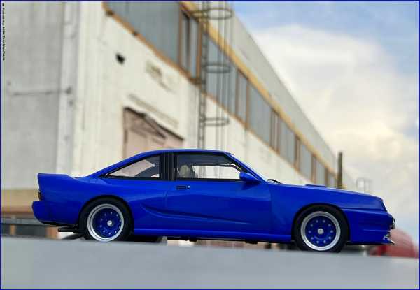 1:18 Opel Manta B Mattig WIDEBODY BLUE EDITION mit OVP